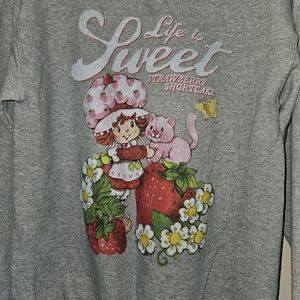 Strawberry Shortcake Women's Gray Sweatshirt